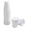 White Plasic Cups 100pcs