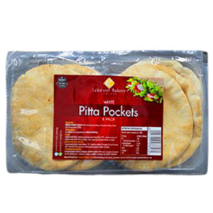 Leicester Bakery  8 x White Pitta Pockets x 8