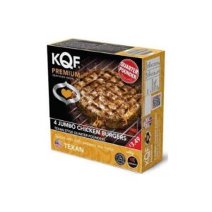 KQF 4 x Jumbo Chicken Burgers 440g
