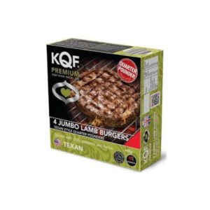 KQF 4 x Jumbo Lamb Burgers 440g