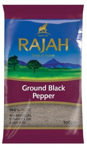 Rajah Ground Black Pepper 100g