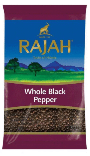 Rajah Whole Black Pepper 100g