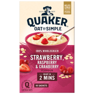 Quaker Oat So Simple Strawberry Raspberry&Cranberry